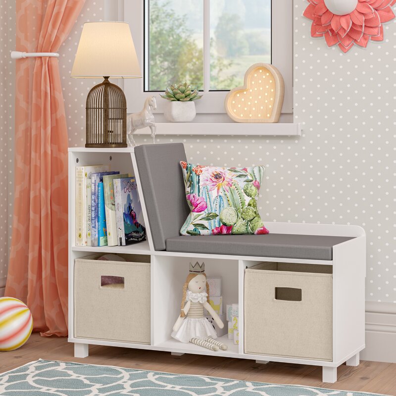 Harriet Bee Reliford Kids Toy Storage Bench And Reviews Wayfair